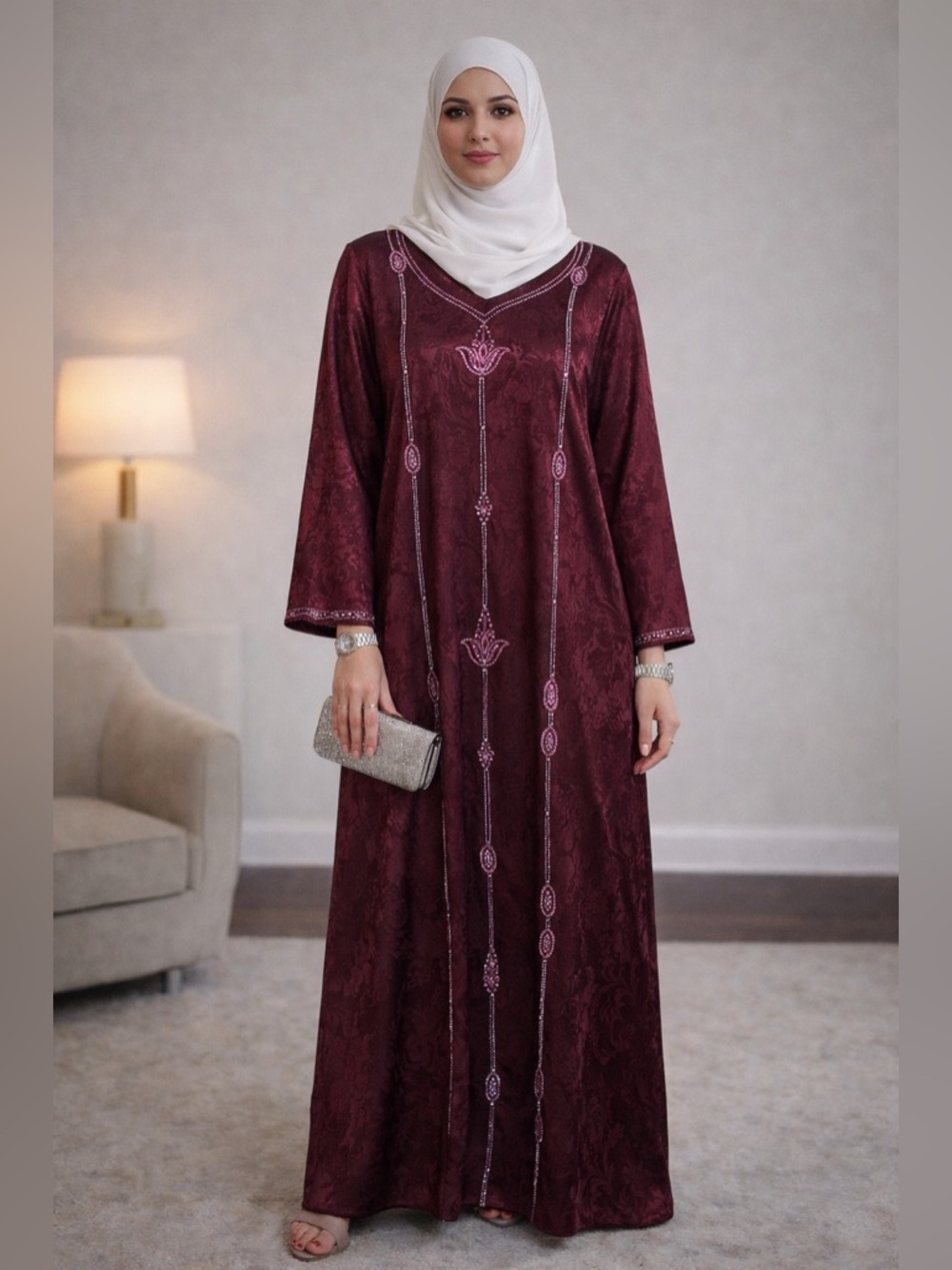 Muslim modest long dress muslim
Abaya long islamic dress